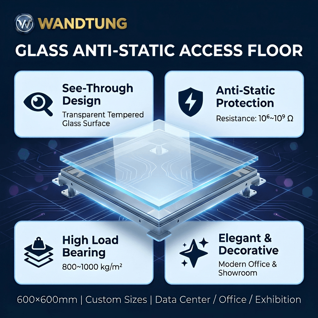 Glass Anti-Static Raised Floor — 2