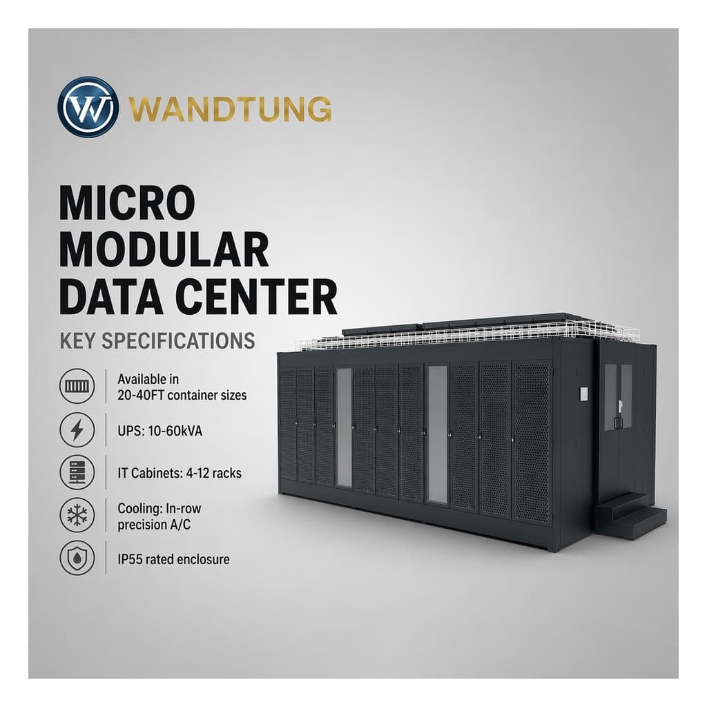 Micro data center à rangée unique — 4