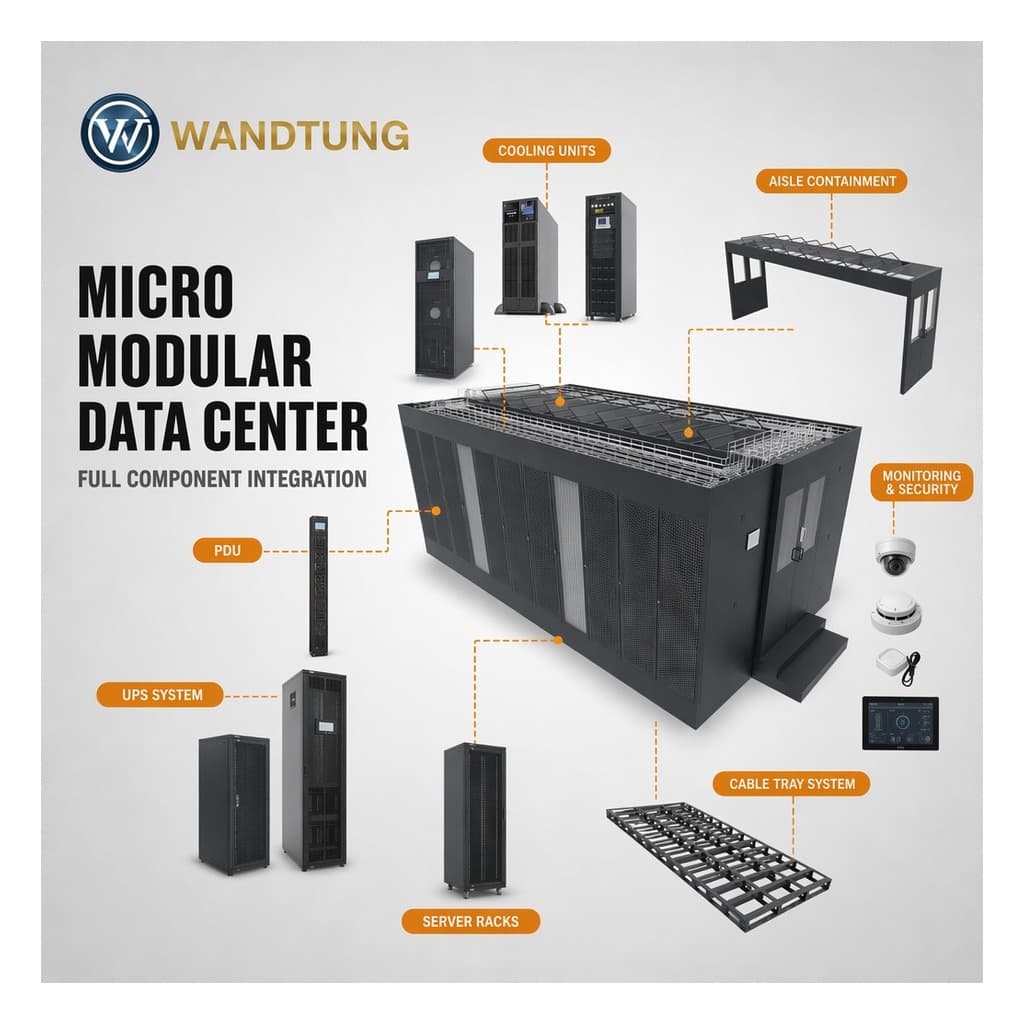 Micro data center à rangée unique — 5