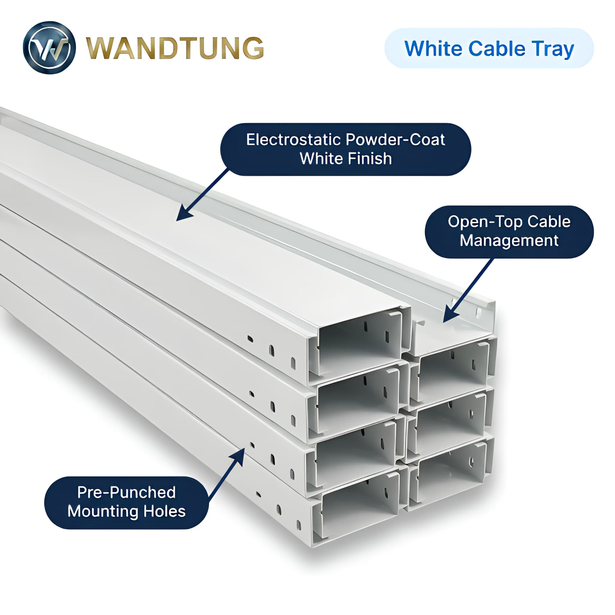 Solid Bottom (Trough) Cable Tray — 7